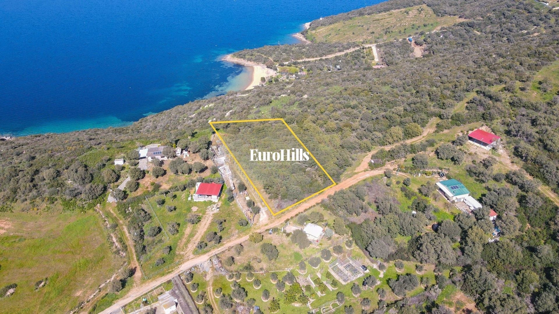 Seaside Land Plot 1,606 m² - Panoramic Views - Ammouliani GR
