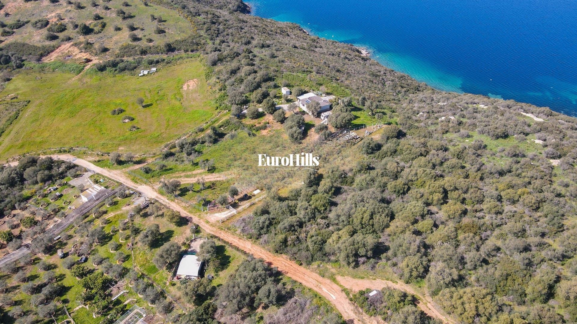 Seaside Land Plot 1,606 m² - Panoramic Views - Ammouliani GR