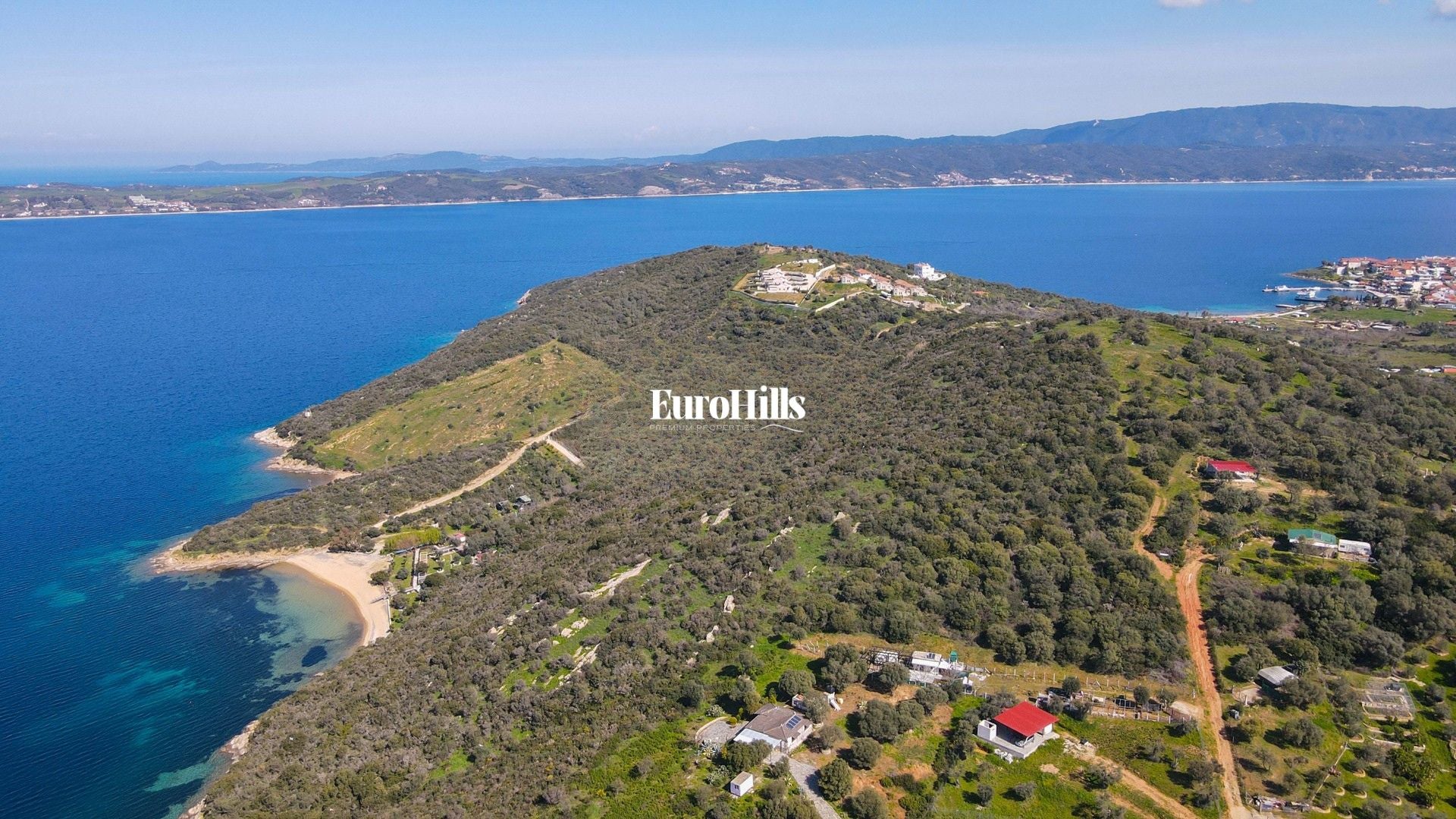 Seaside Land Plot 1,606 m² - Panoramic Views - Ammouliani GR