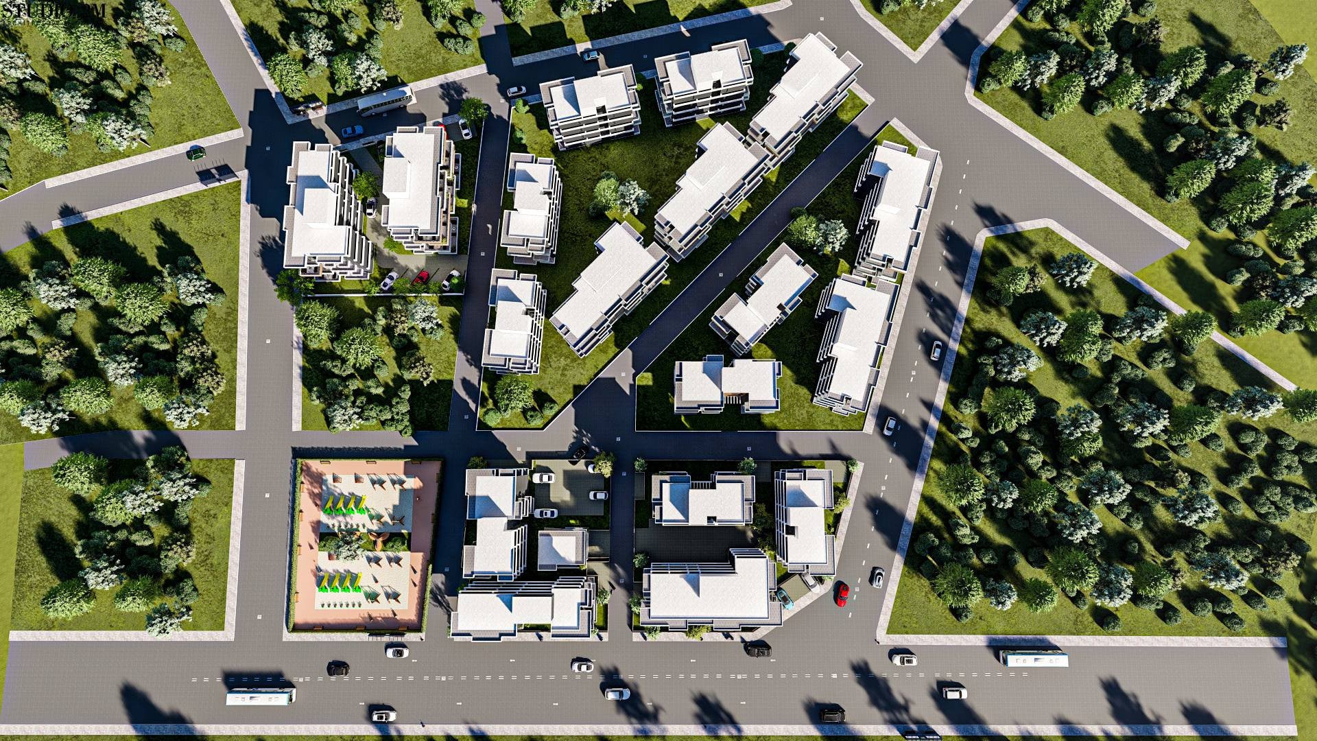 The Nea Phos residential complex - Thasos (Island), Greece