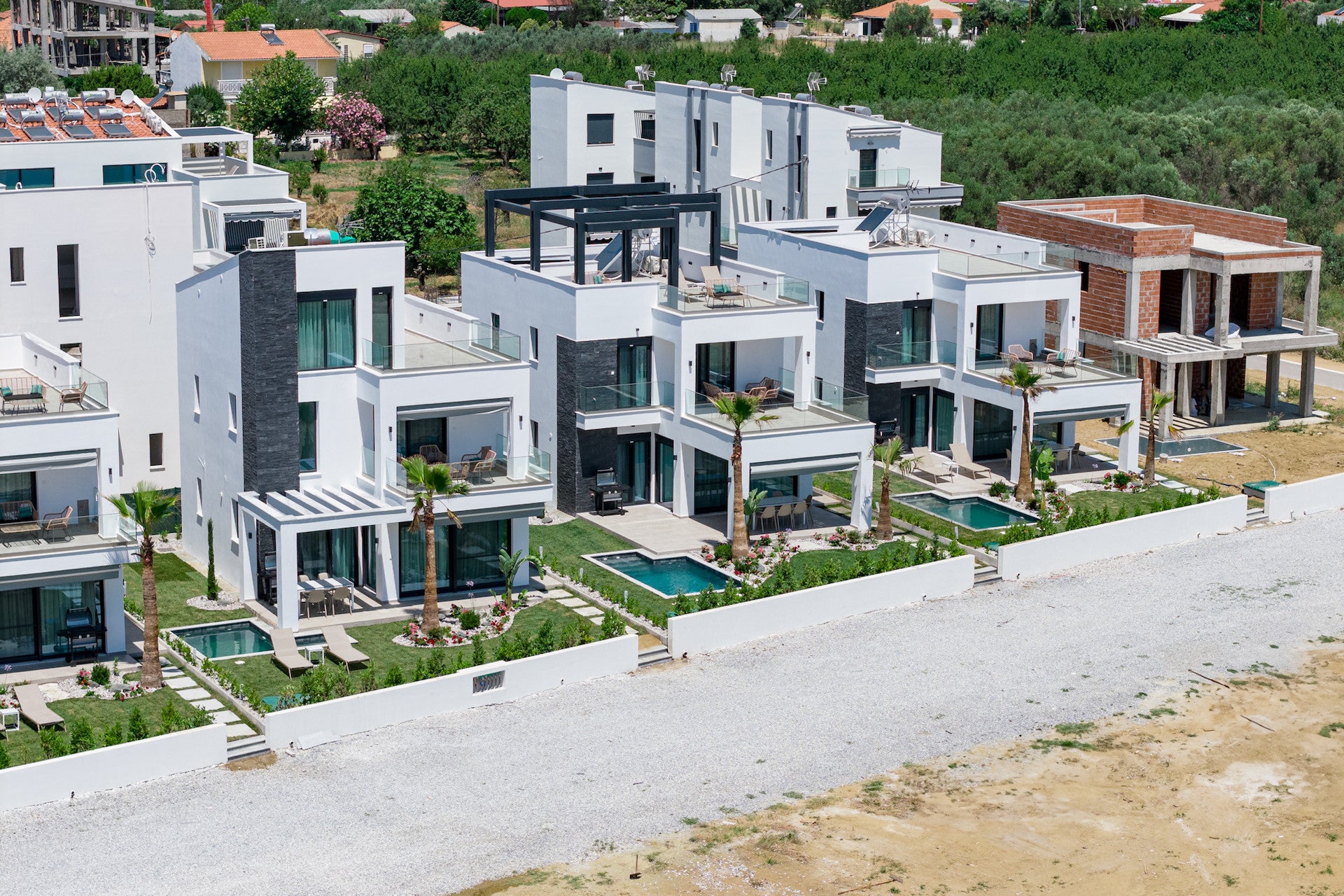 Olympiada Beach House - Ofrynio Beach - Thessaloniki, Greece.