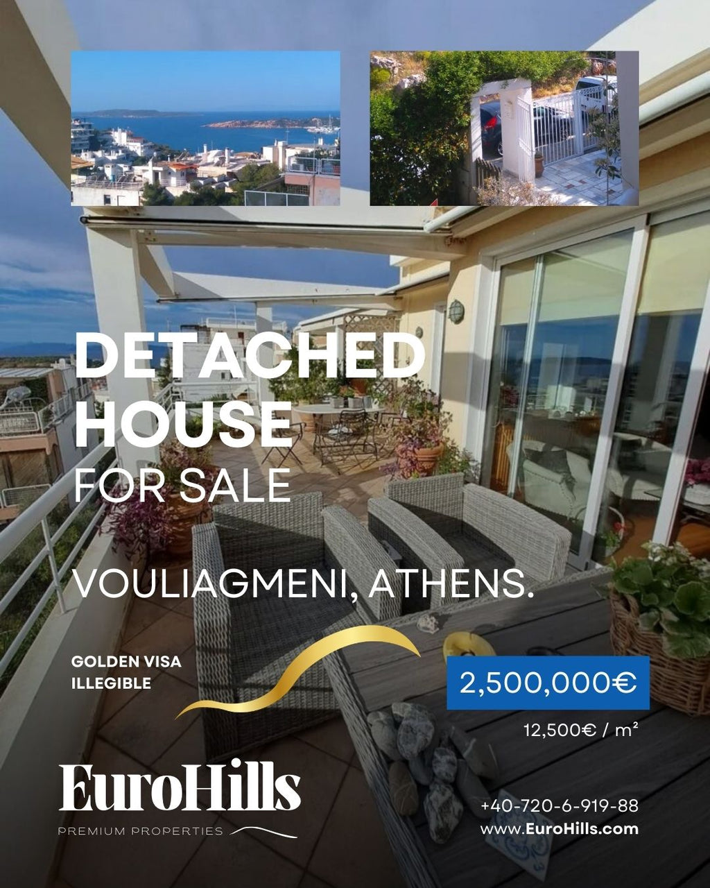Detached House 200m² - Vouliagmeni, Athens - GR.